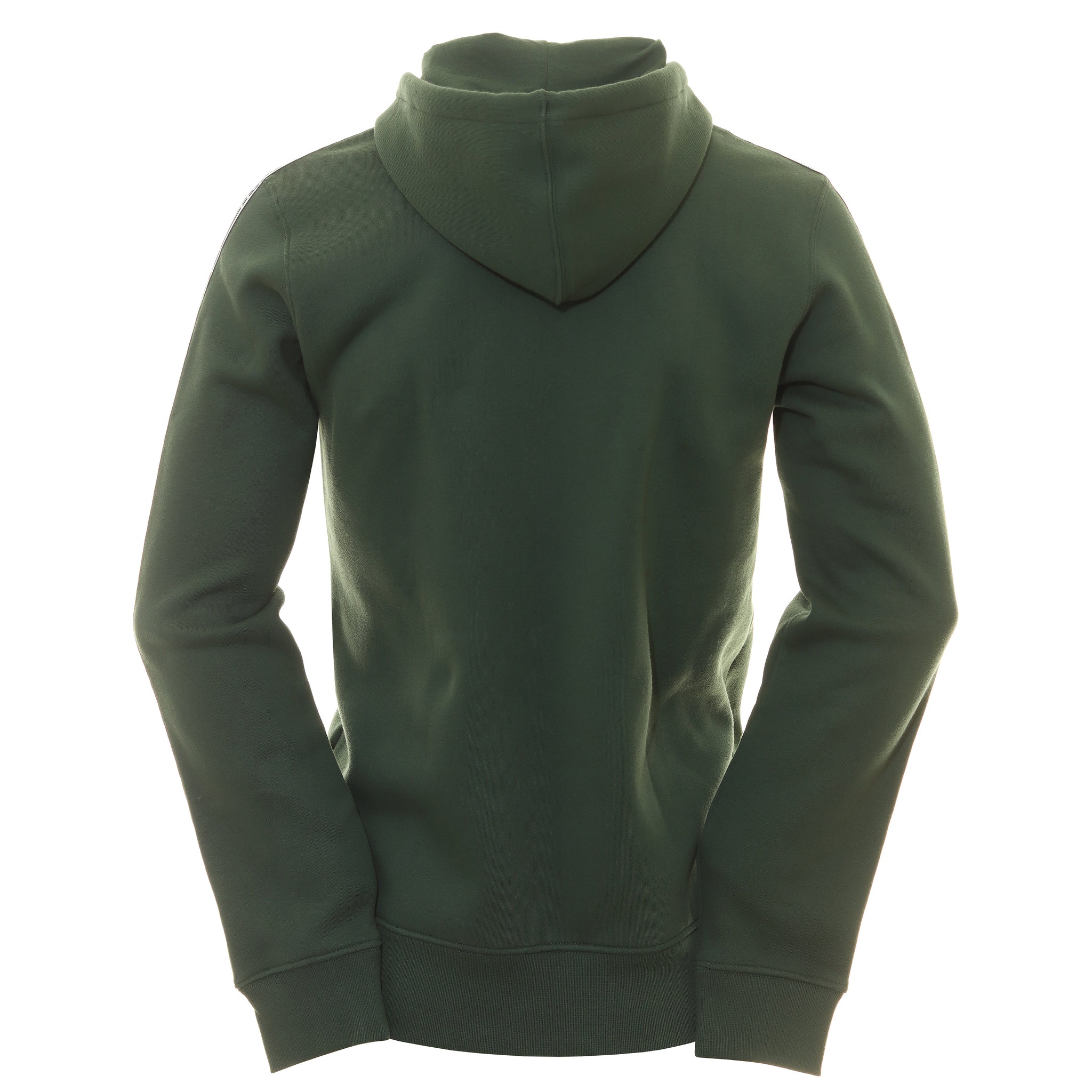 Lacoste Logo Stripe Zipped Hoodie Dark Green SMI