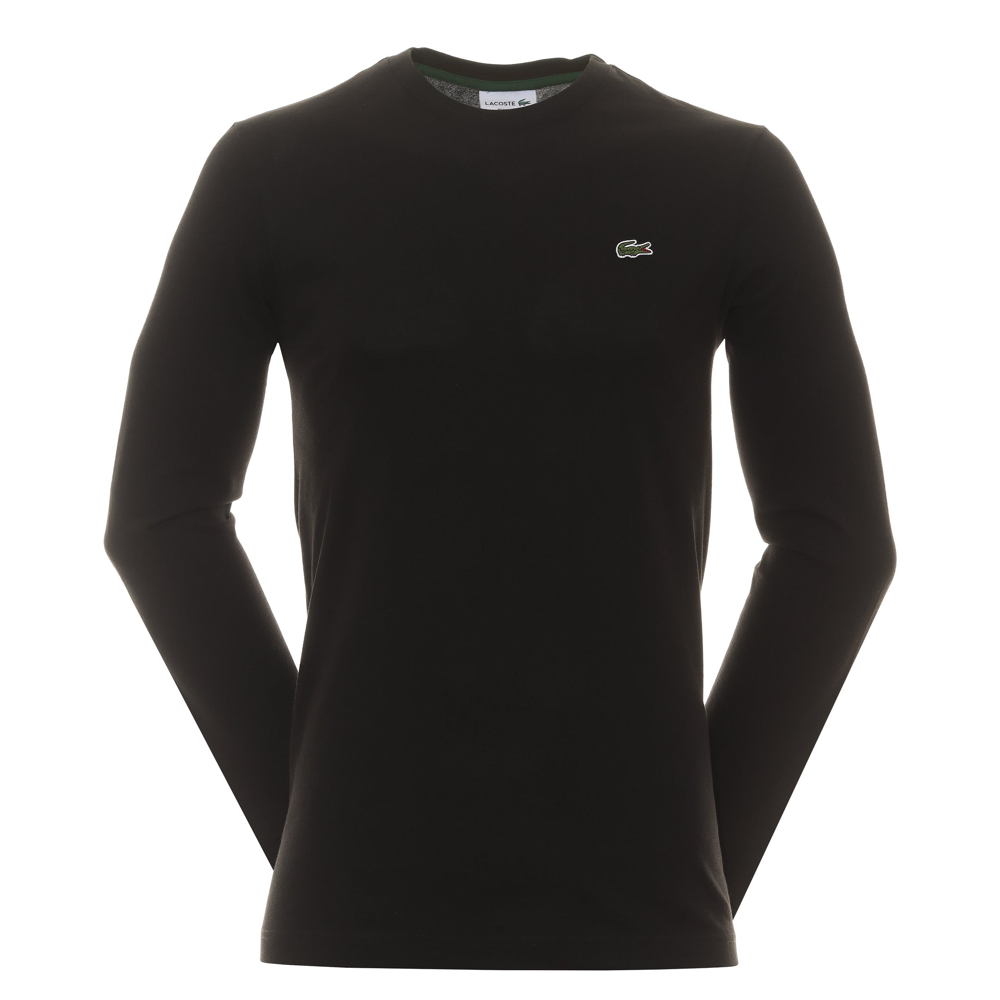 Lacoste Long Sleeve Tee Shirt TH3662 Black 031 | Function18