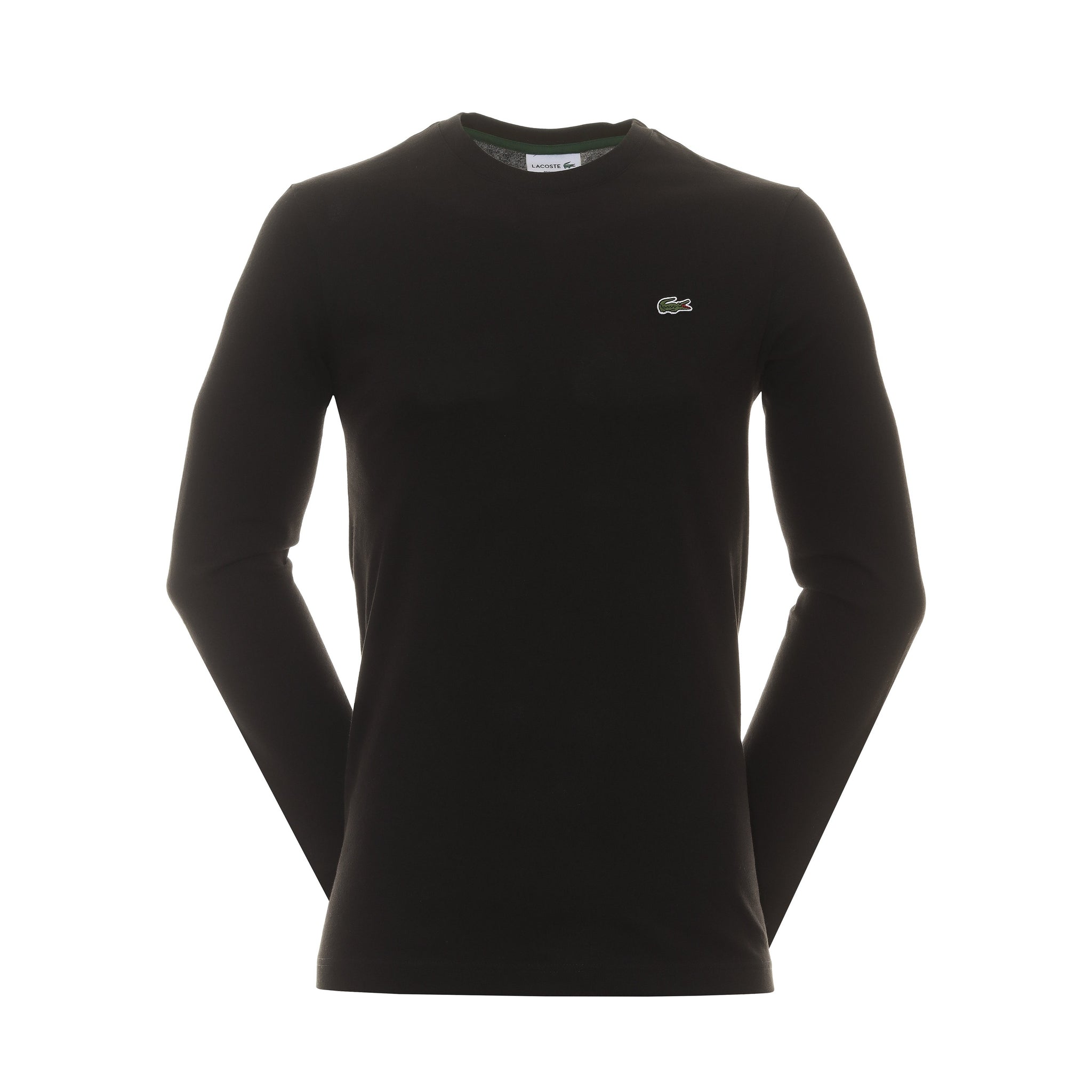 Lacoste Long Sleeve Tee Shirt TH3662 Black 031 | Function18