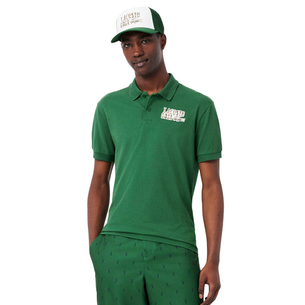 Lacoste Mini Pique Golf Polo Shirt - Pine Green 132 - DH8958-132