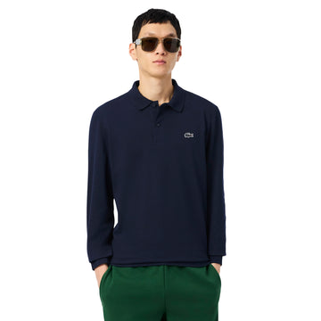 Lacoste Organic Cotton Stretch Long Sleeve Polo Shirt