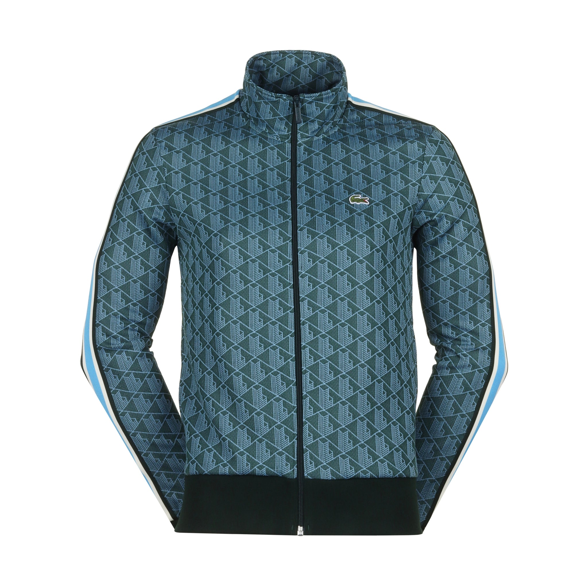 Lacoste Paris Jacquard Monogram Full Zip Green/Argentine IB4