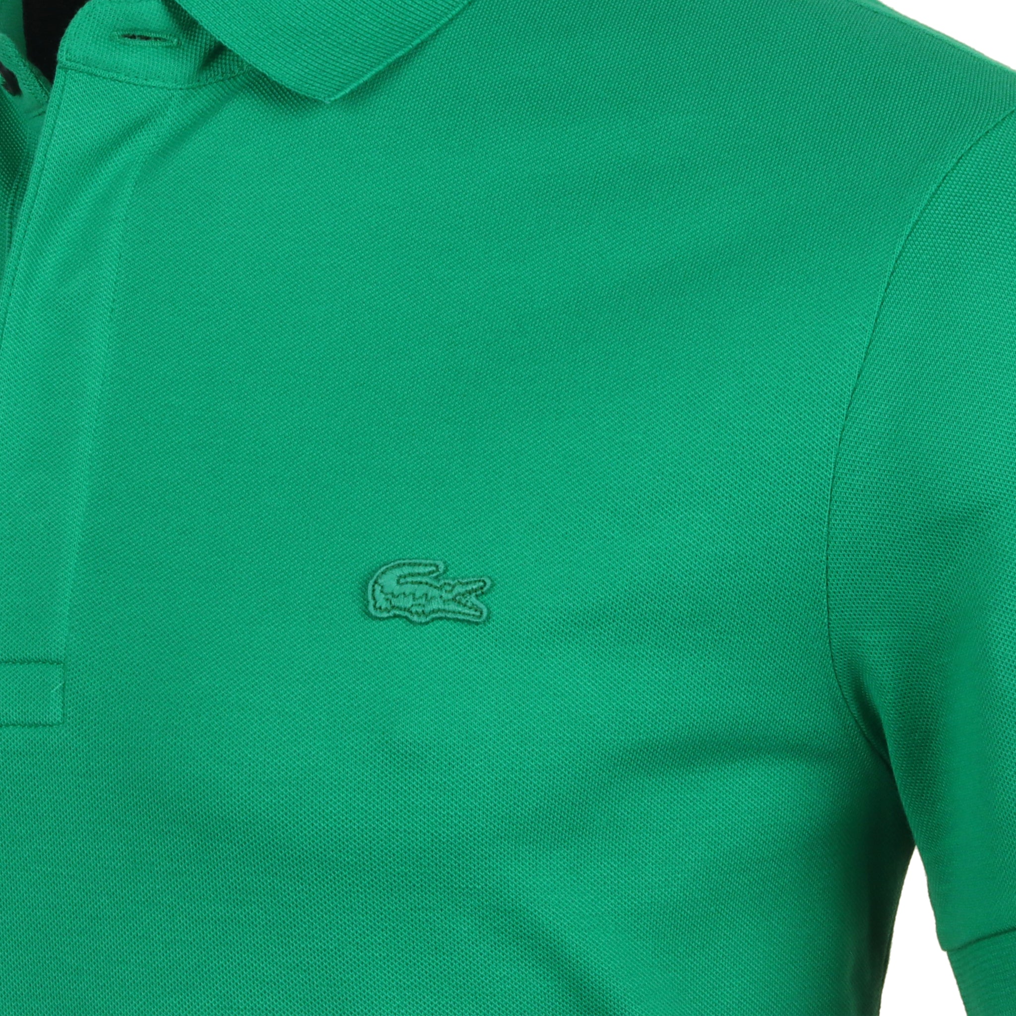 Lacoste Paris Pique Polo Shirt Fluorine Green LDM