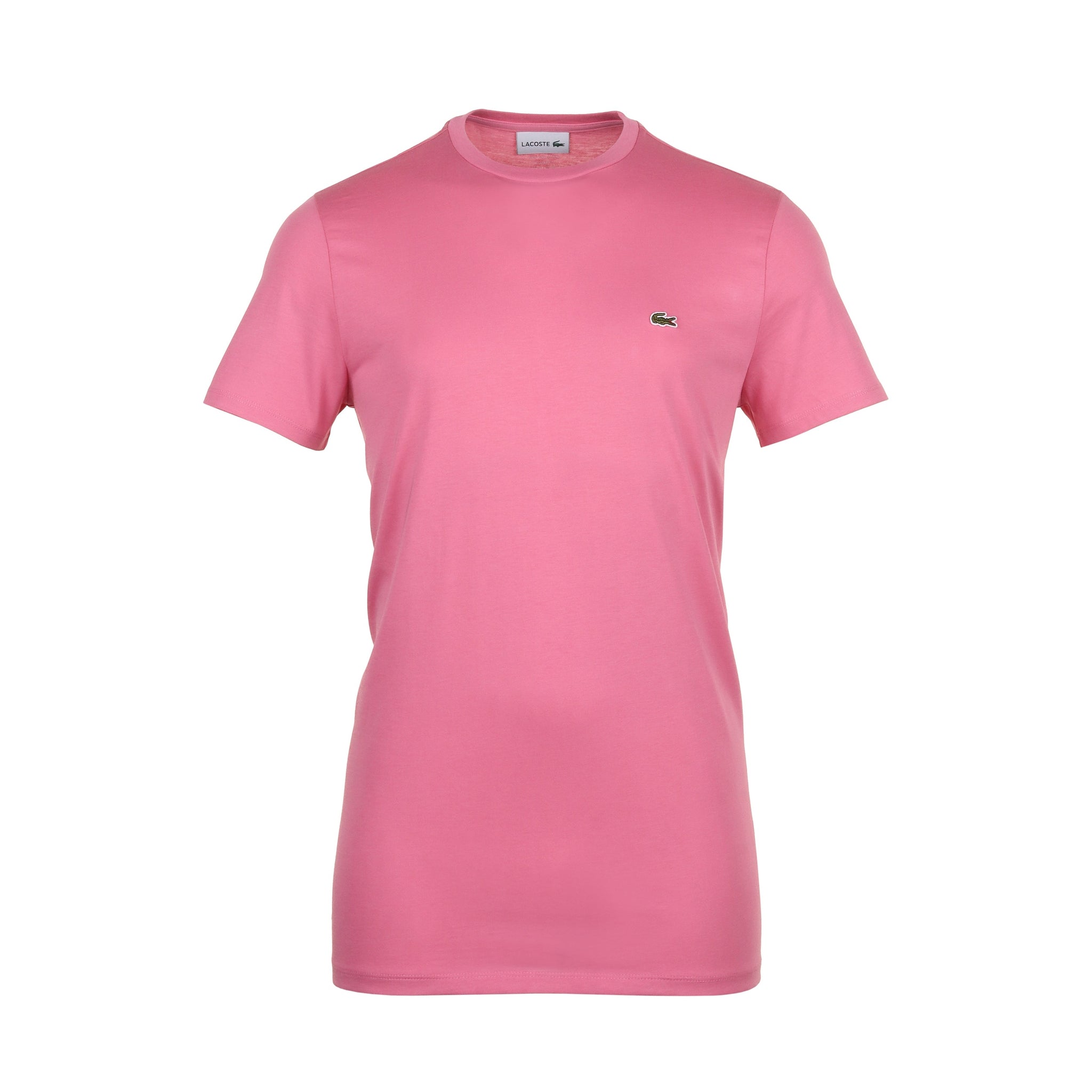 Lacoste Pima Cotton Tee Shirt Reseda Pink 2R3