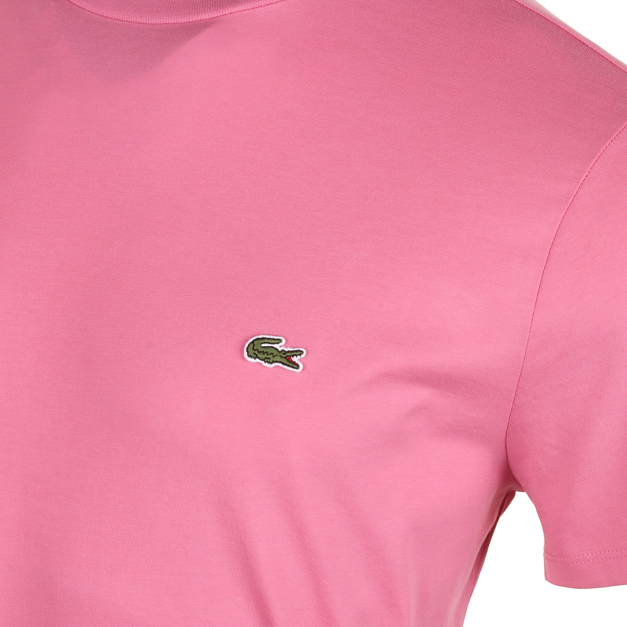Lacoste Pima Cotton Tee Shirt Reseda Pink 2R3