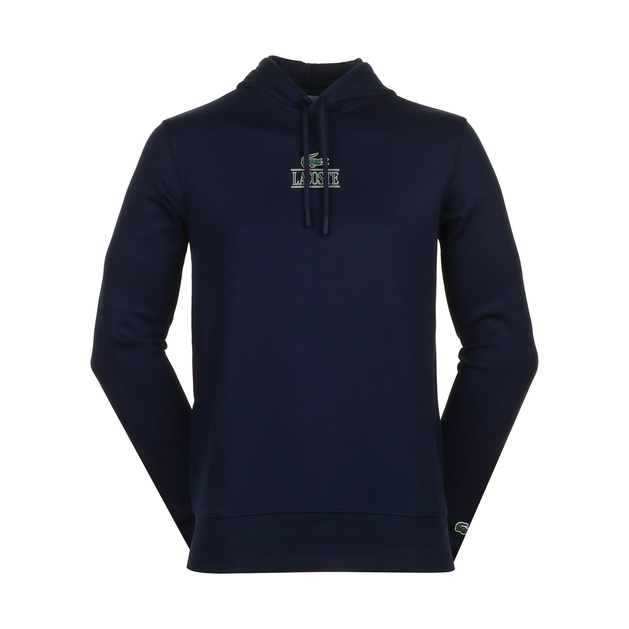 Lacoste Print Hooded Sweater Navy 166
