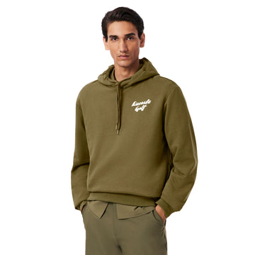 Lacoste Printed Fleece Golf Hoodie