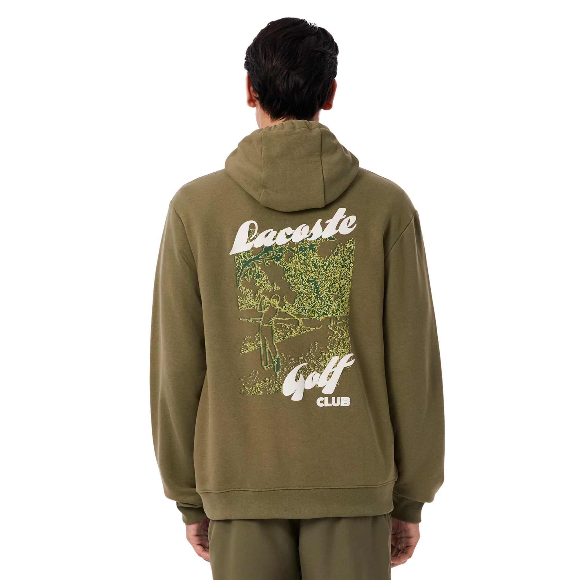 Lacoste Printed Fleece Golf Hoodie