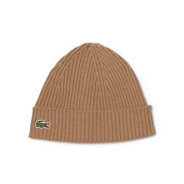 Lacoste Ribbed Wool Beanie Golf Hat