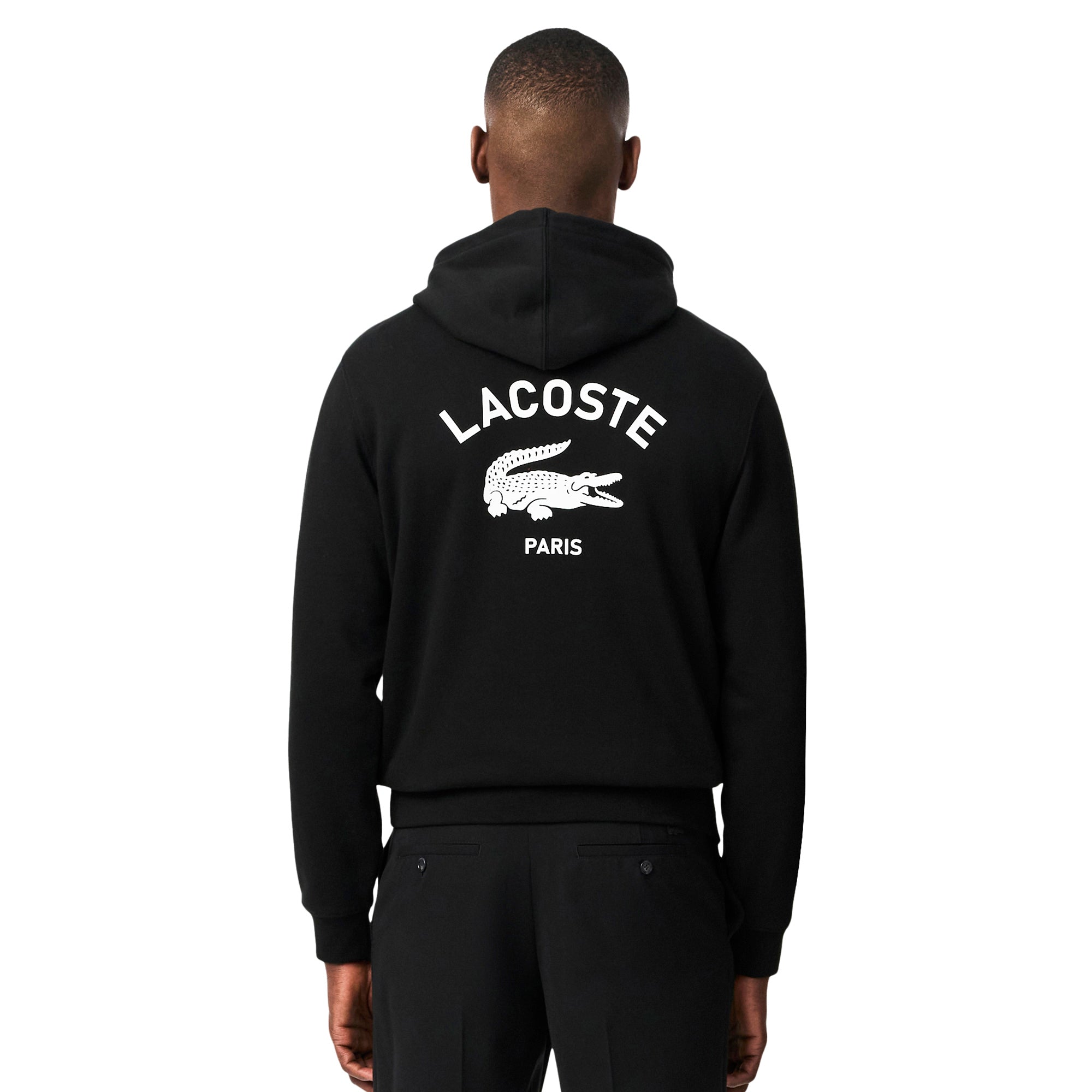Lacoste Signature Print Hoodie