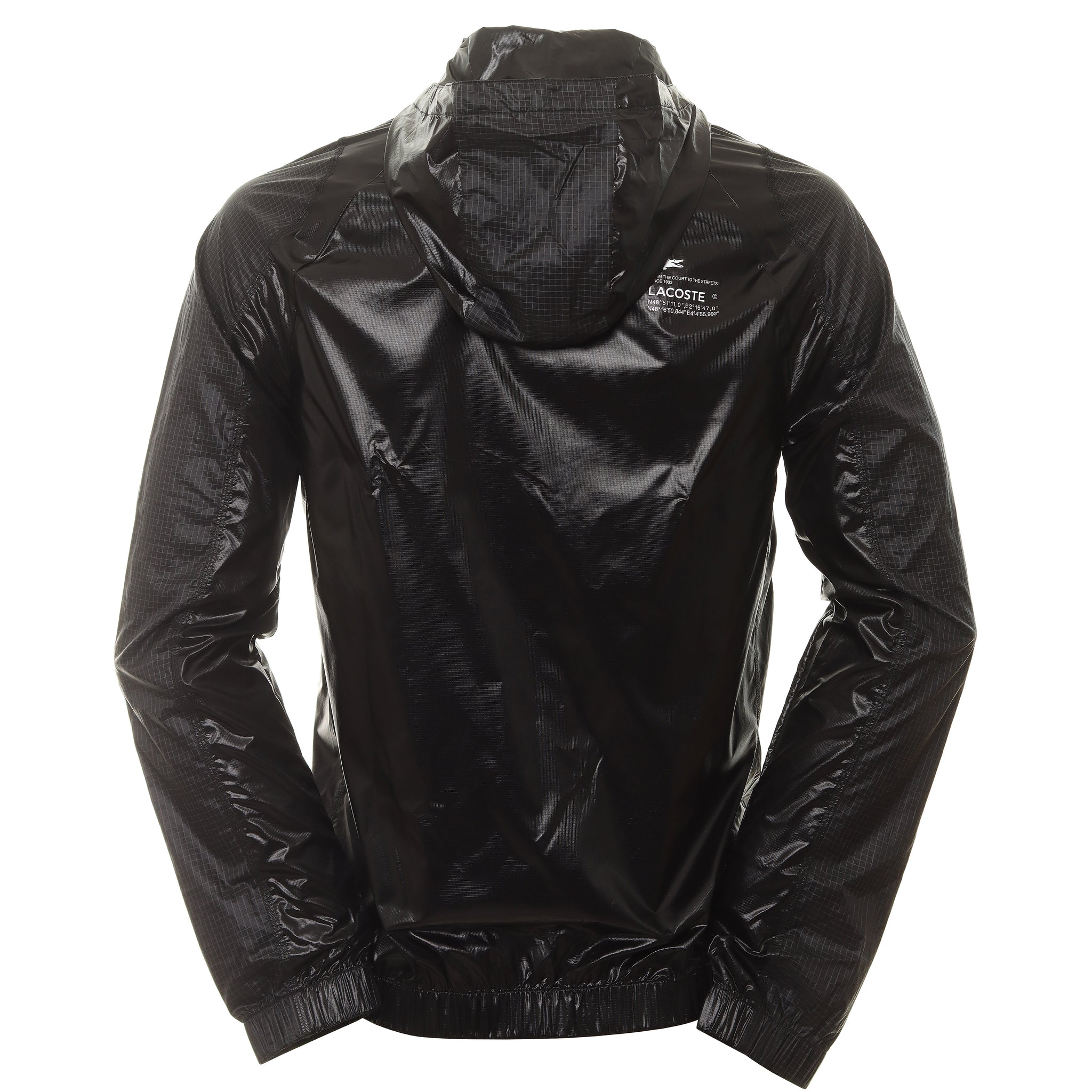 Lacoste Sport Hooded Windbreaker BH5047 Black 8VM Function18
