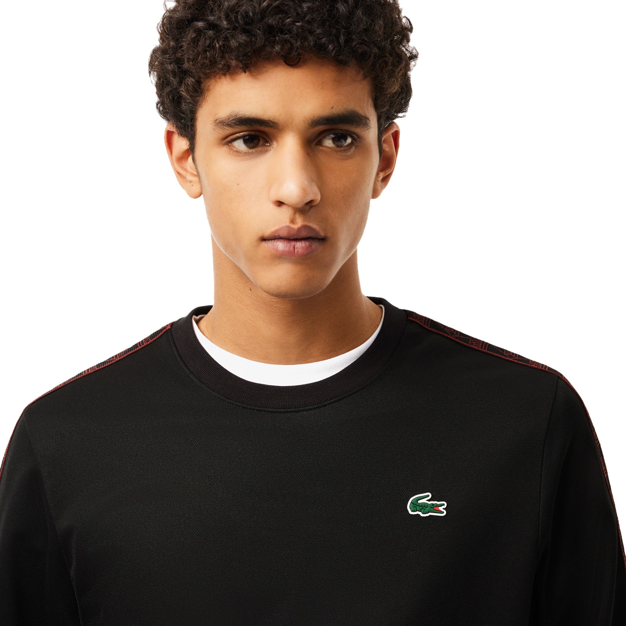 Lacoste Sport Jacquard Interlock Sweater Black 031