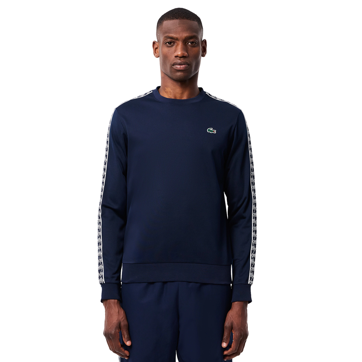 Lacoste Sport Jacquard Interlock Sweater Navy 166