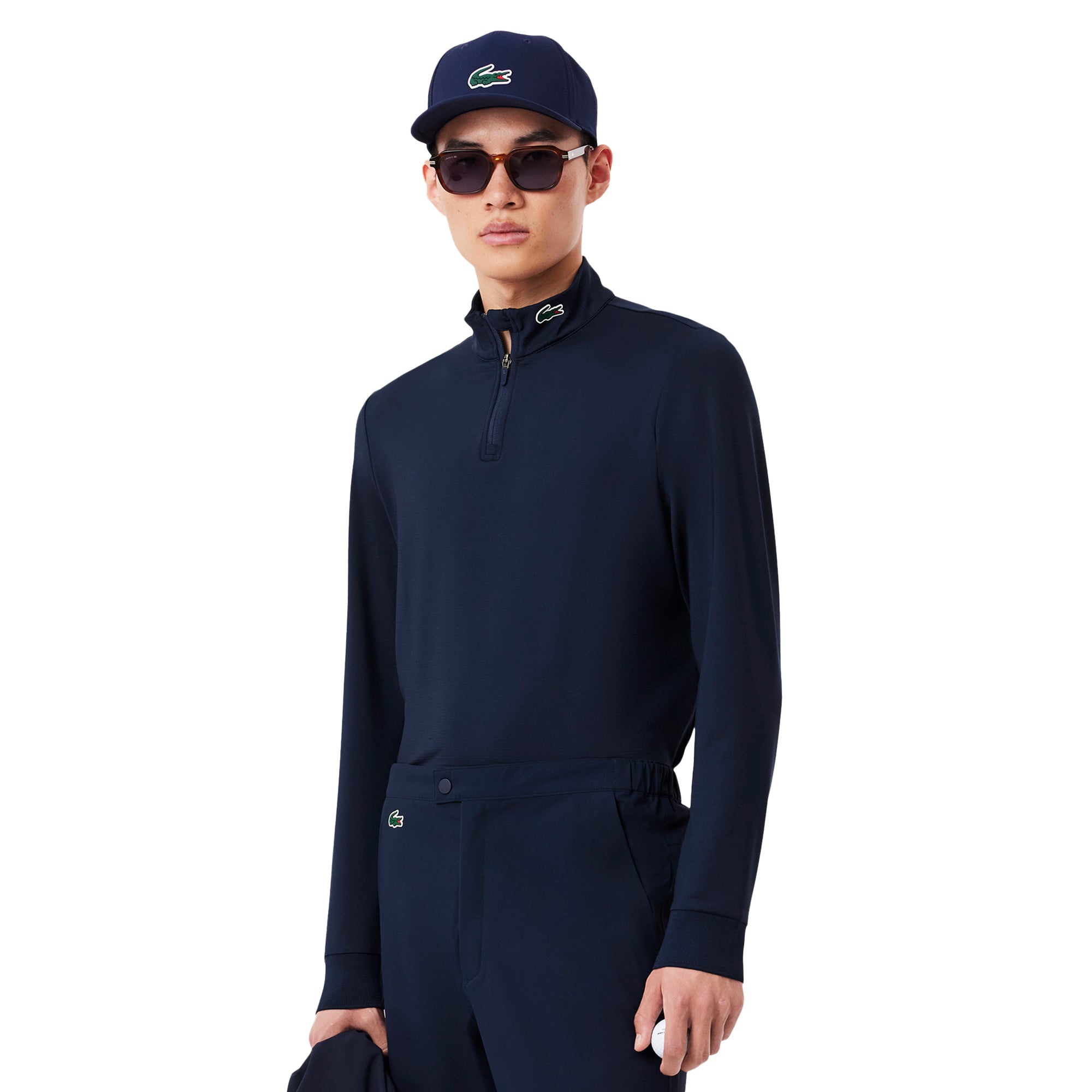 Lacoste Sport Tech 1/4 Zip SS25 Navy 423