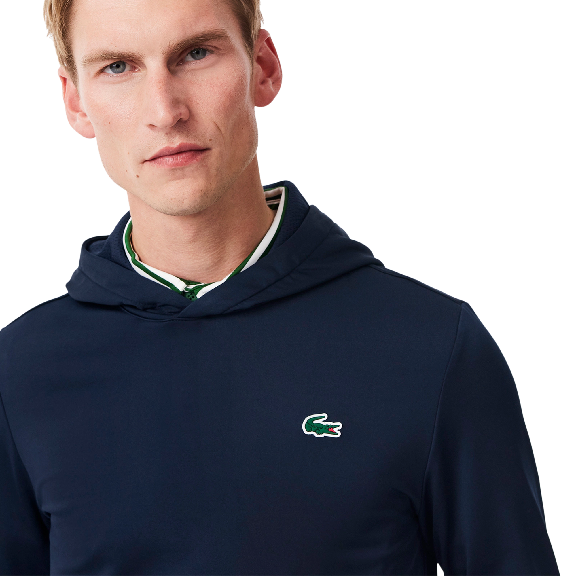 Lacoste Sport Tech Hoodie Navy 166