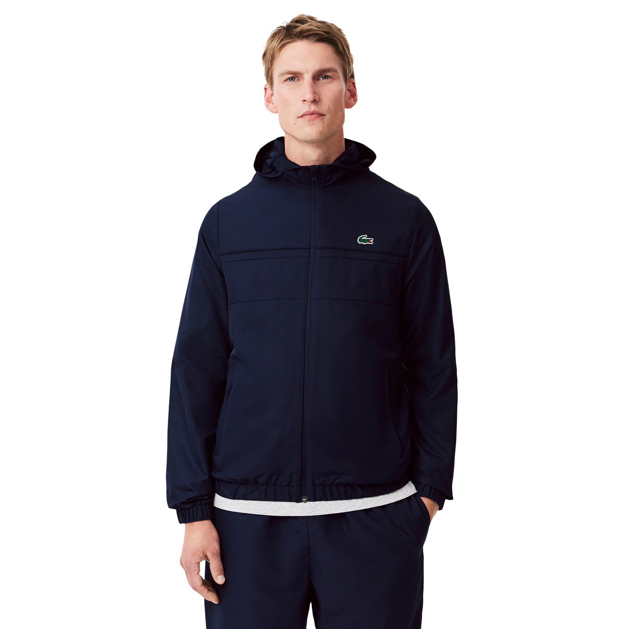 Lacoste Sport Training Full Zip Navy 5FS