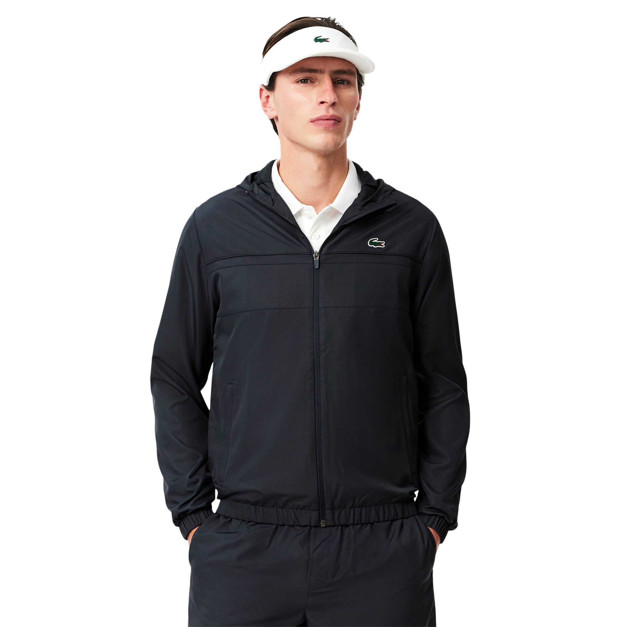 Lacoste Sport Training Full Zip Dark Grey RT3