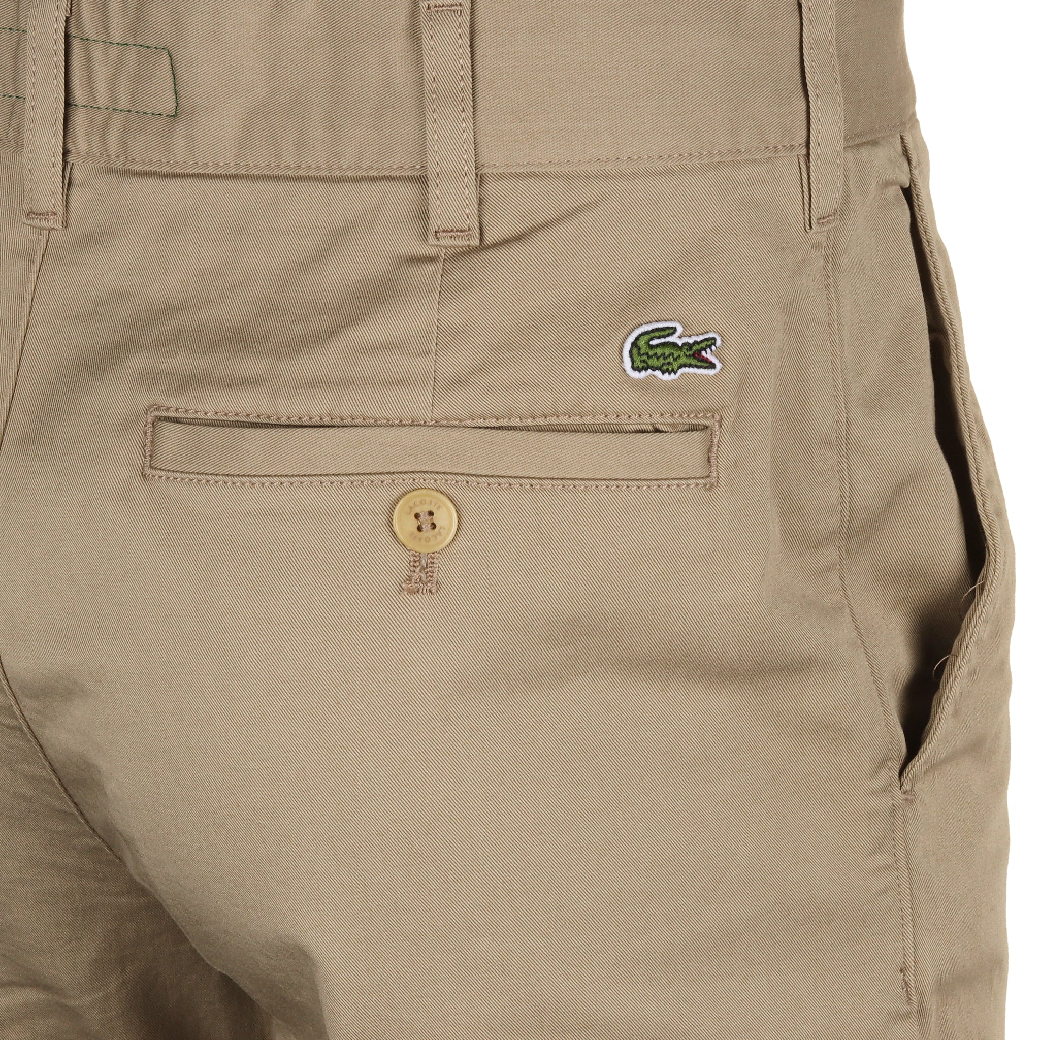 Lacoste Stretch Chino Trousers Beige CB8