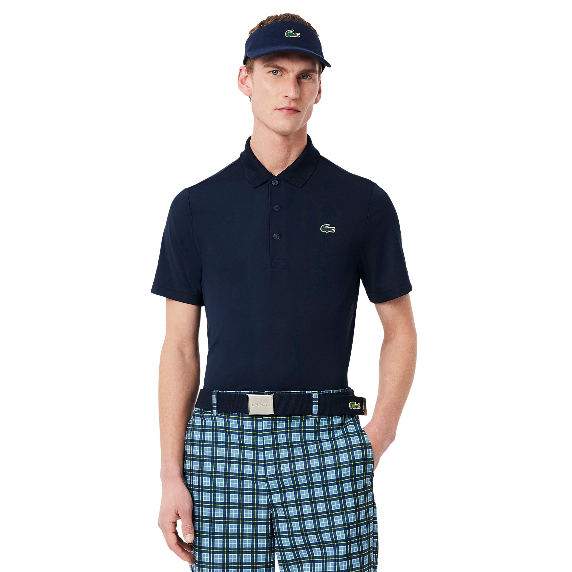Lacoste UV Protect Golf Polo Shirt Navy 166