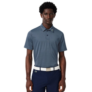Lacoste Ultra Dry Striped Golf Polo Shirt