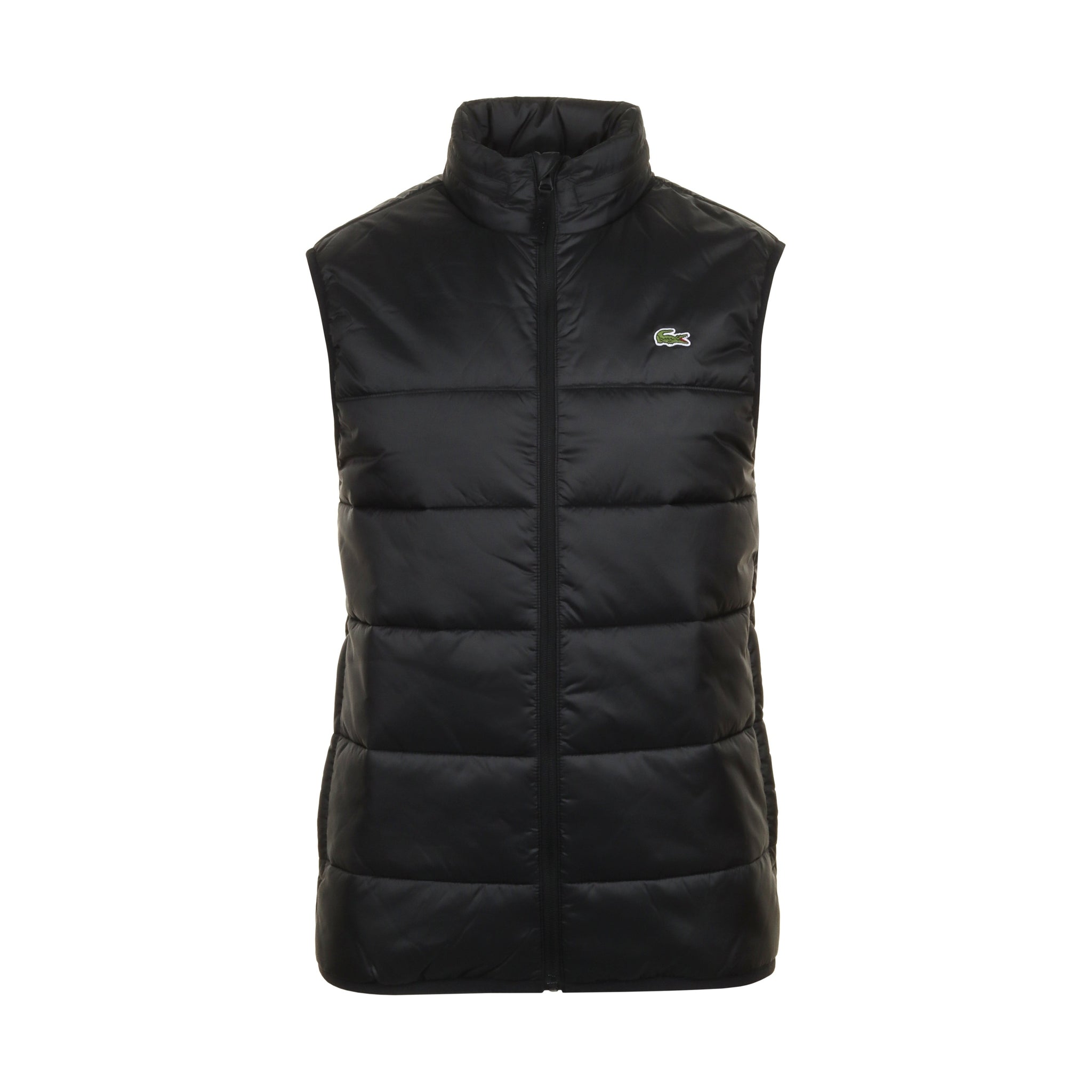 Lacoste Water Repellent Hooded Puffer Vest Black C31