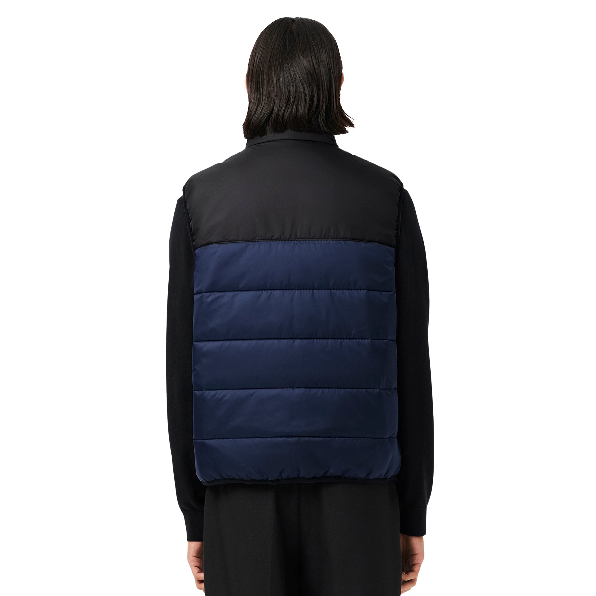 Lacoste Water Repellent Hooded Puffer Vest