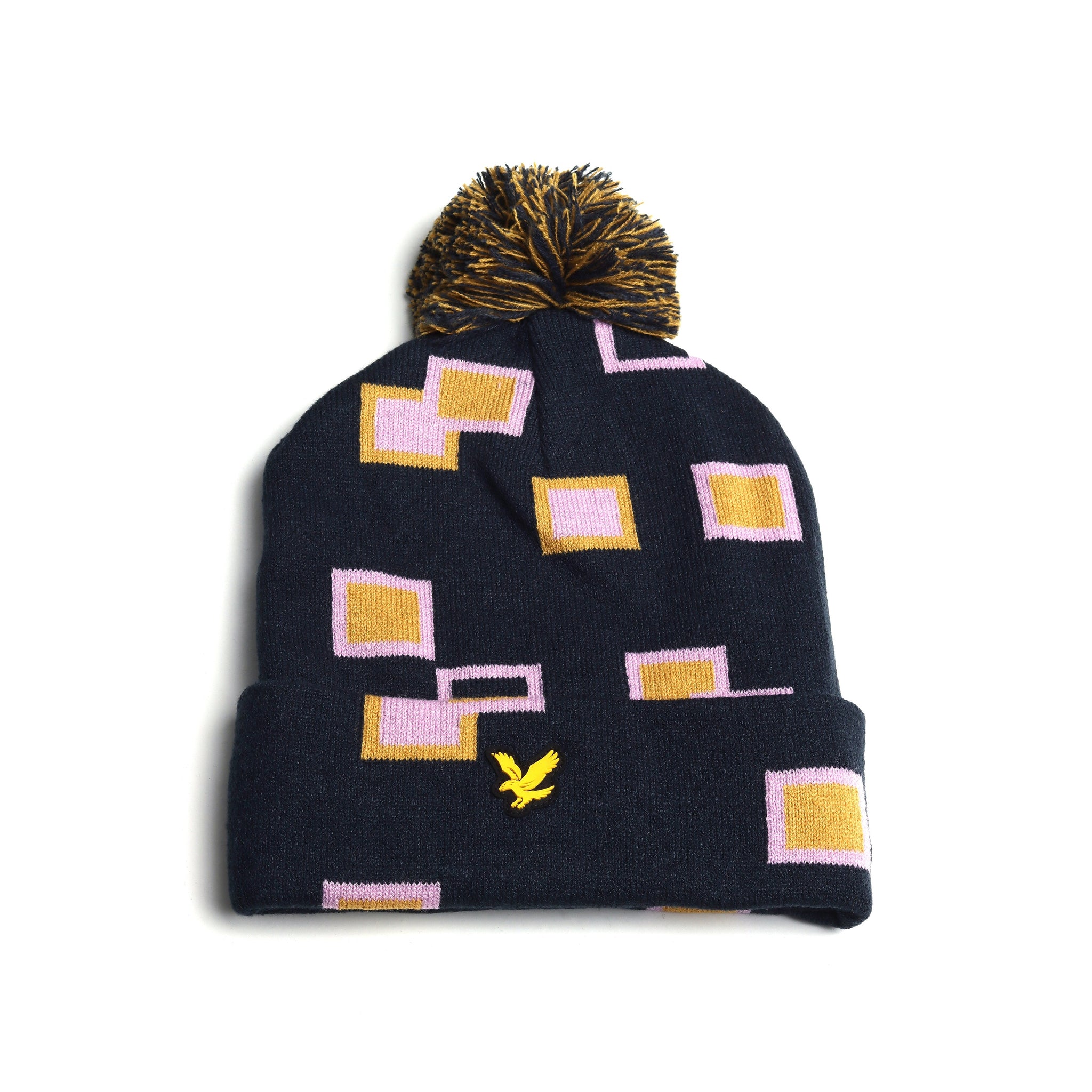 Lyle & Scott Golf Bobble Beanie Dark Navy Z271