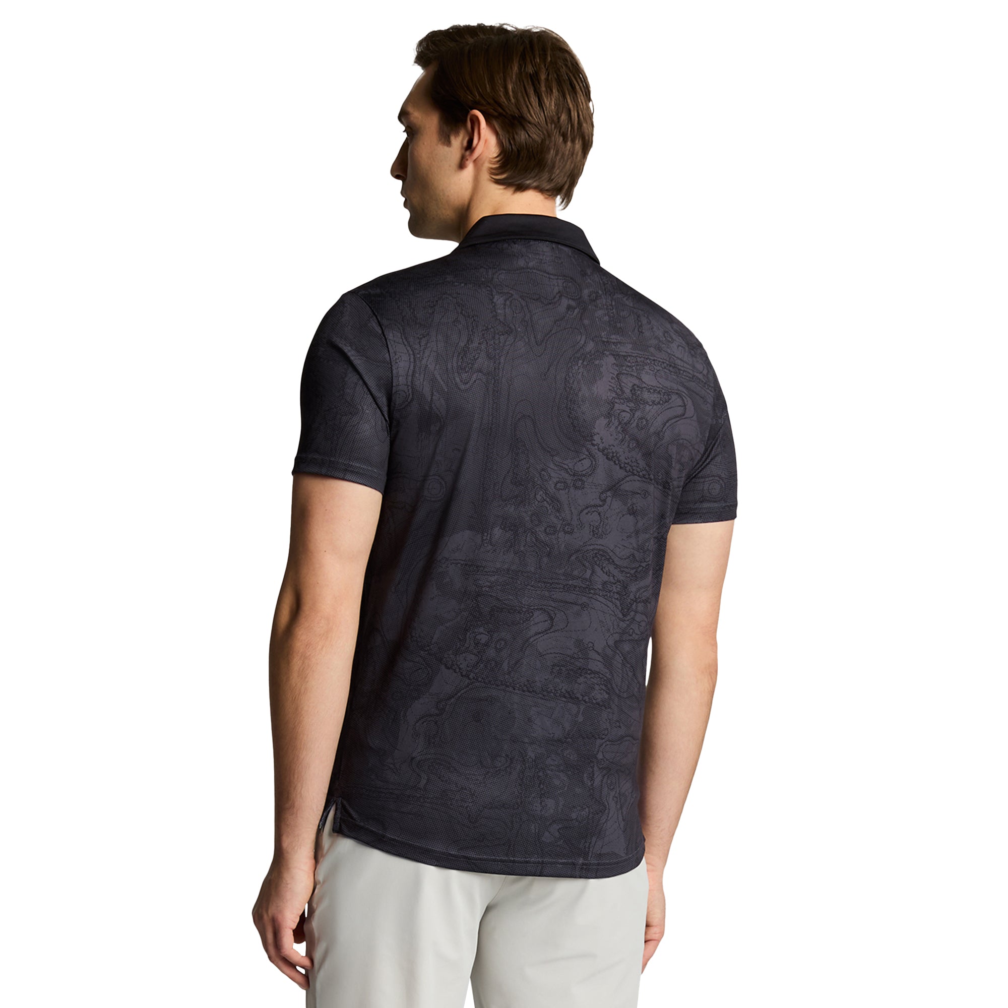 Lyle & Scott Golf Contour Printed Polo Shirt