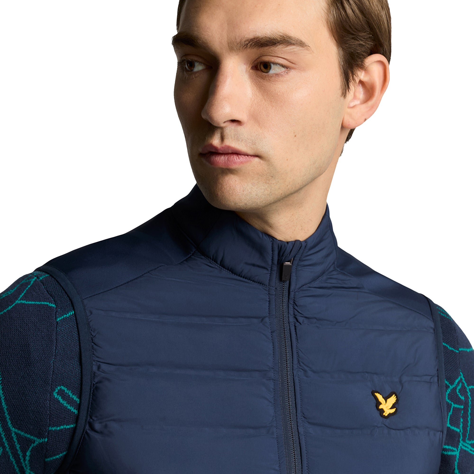 Lyle & Scott Golf Hybrid Quilted Gilet