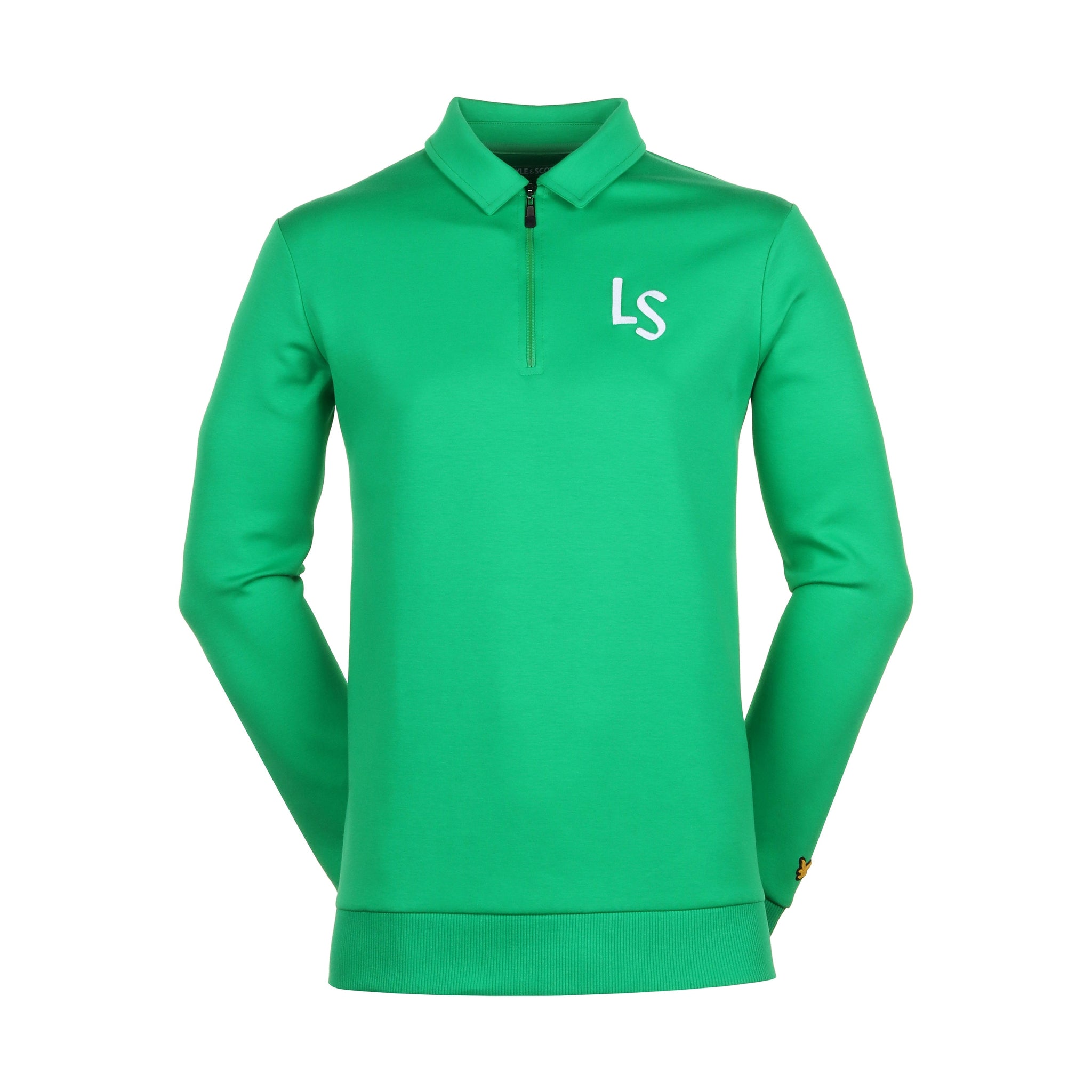 Lyle & Scott Golf LS Logo Midlayer Fairway Green X184