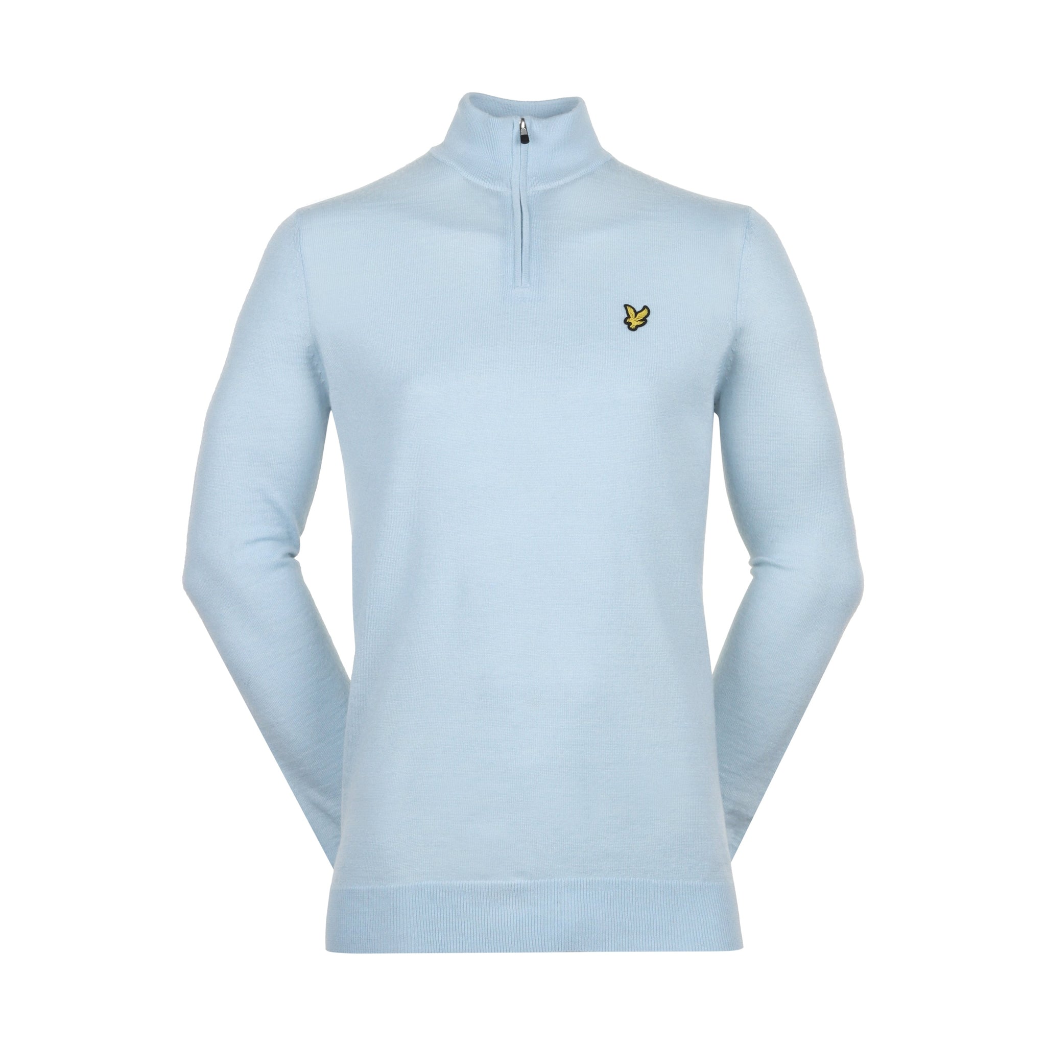 Lyle & Scott Golf Merino Blend 1/4 Zip Club Blue W974