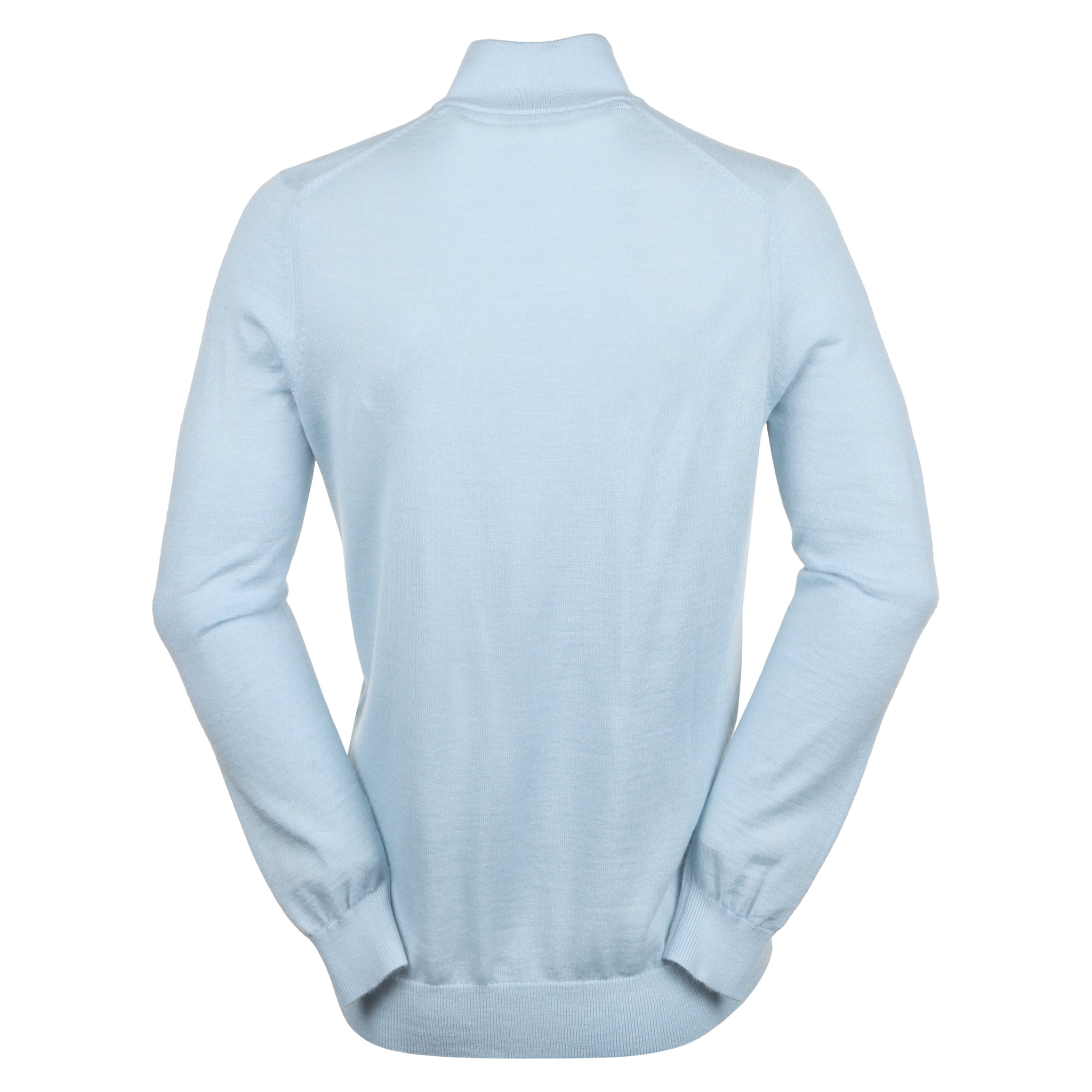 Lyle & Scott Golf Merino Blend 1/4 Zip Club Blue W974