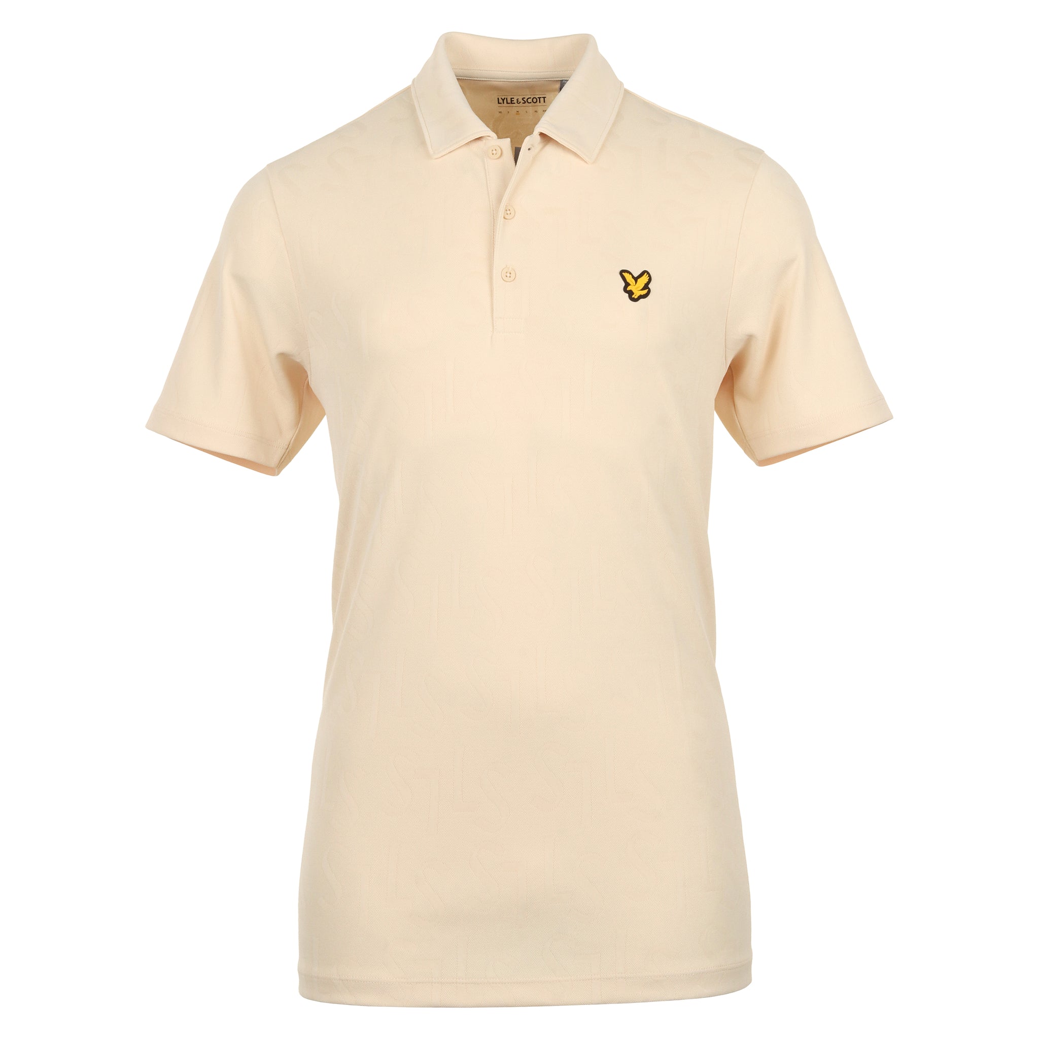 Lyle & Scott Golf Monogram Jacquard Shirt