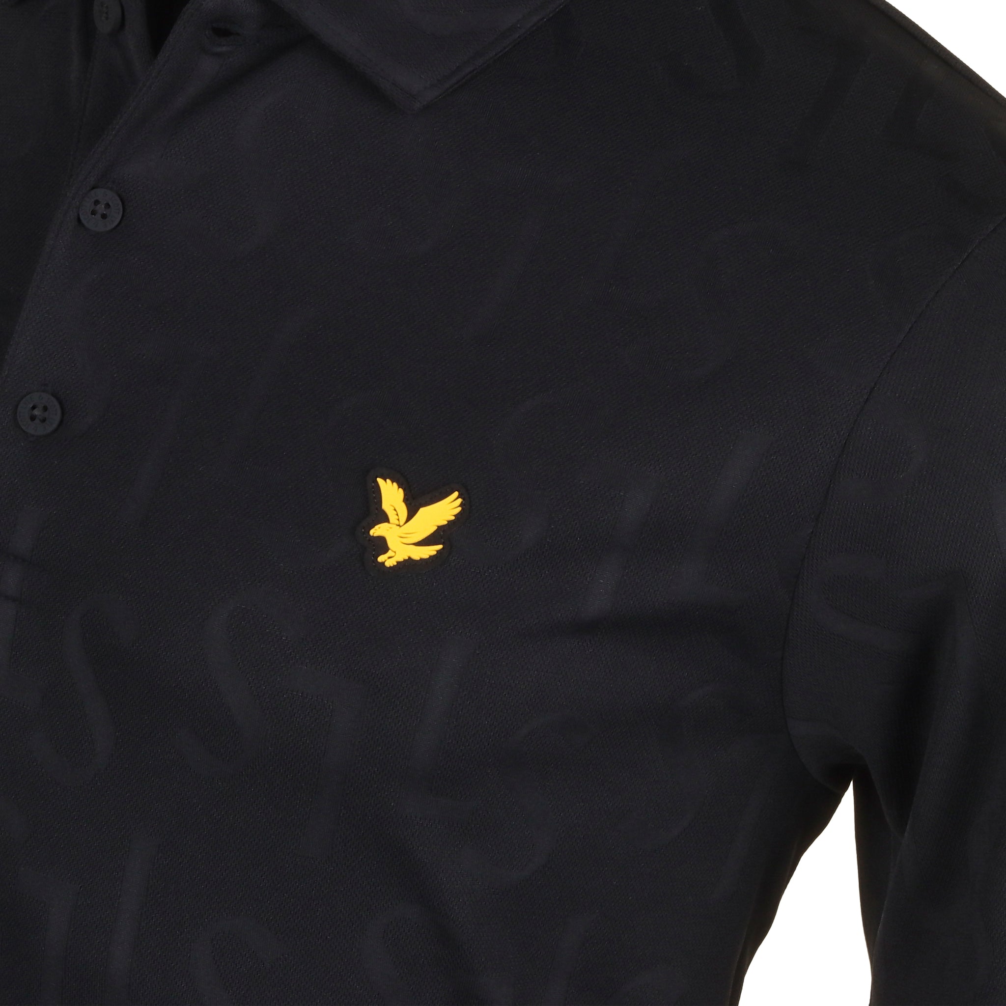 Lyle & Scott Golf Monogram Jacquard Shirt