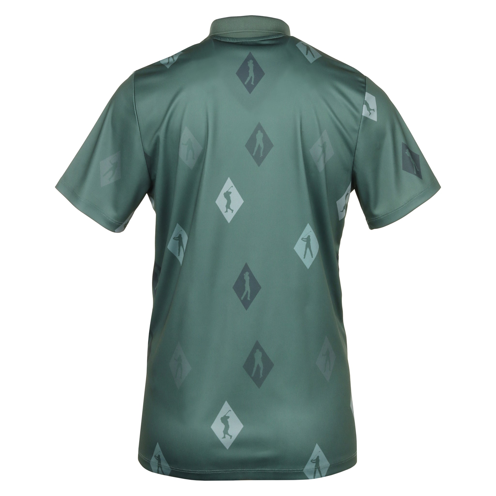 Lyle & Scott Golf Polka Diamond Polo Shirt Cactus Green X65