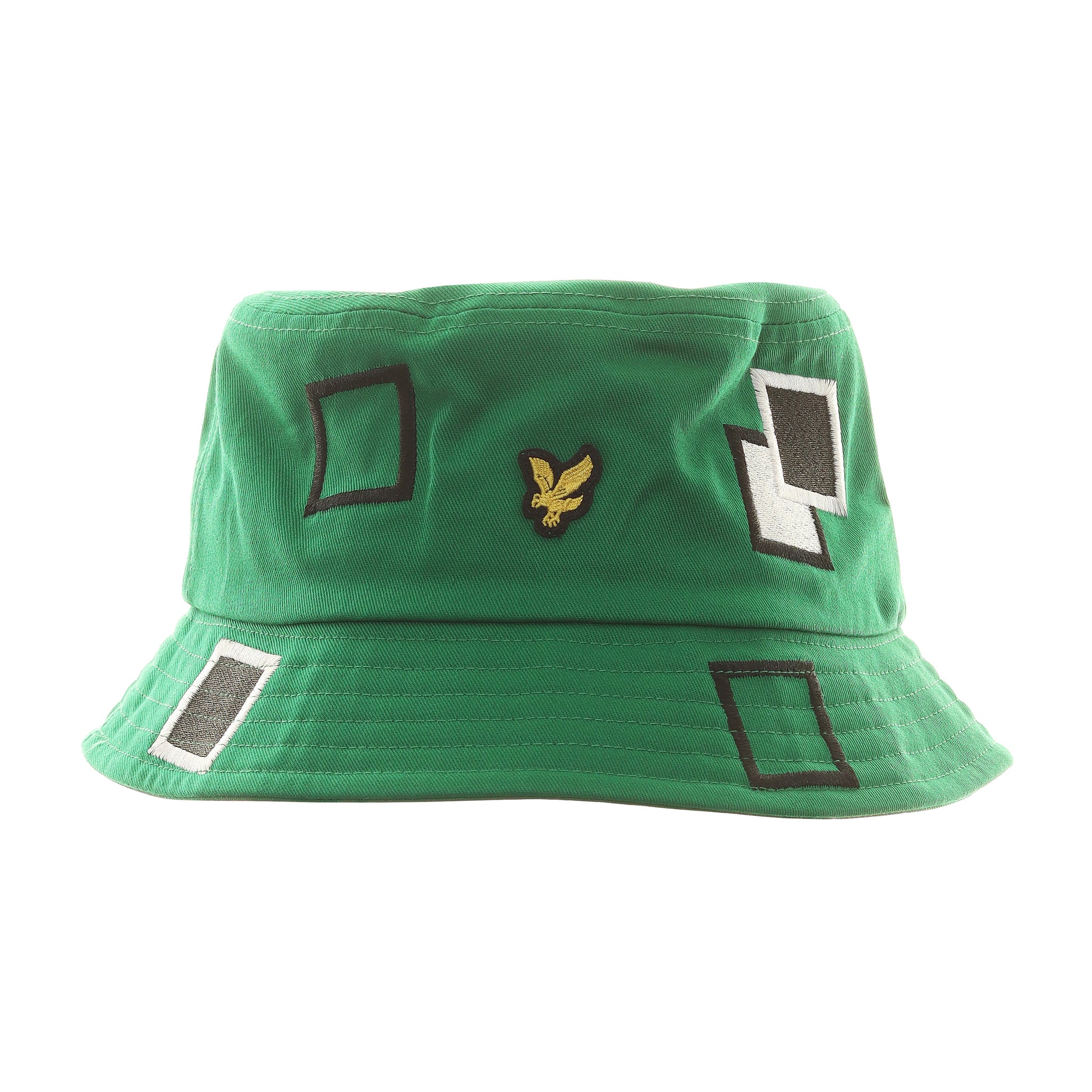 lyle-scott-golf-squares-bucket-hat-he1961g-smyth-green-w971