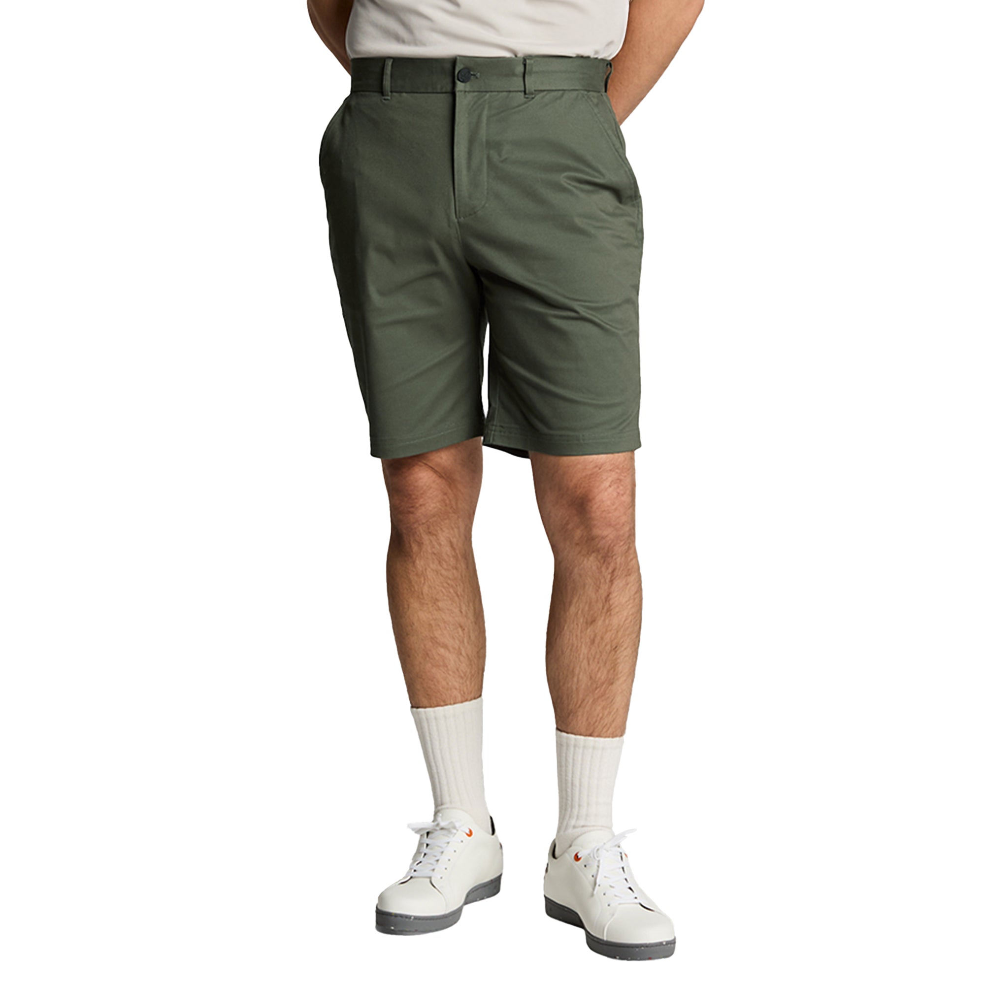 Lyle & Scott Golf Stretch Chino Shorts - Cactus Green X65