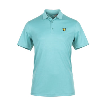 Lyle & Scott Golf Tech Polo Shirt Tee Teal X371