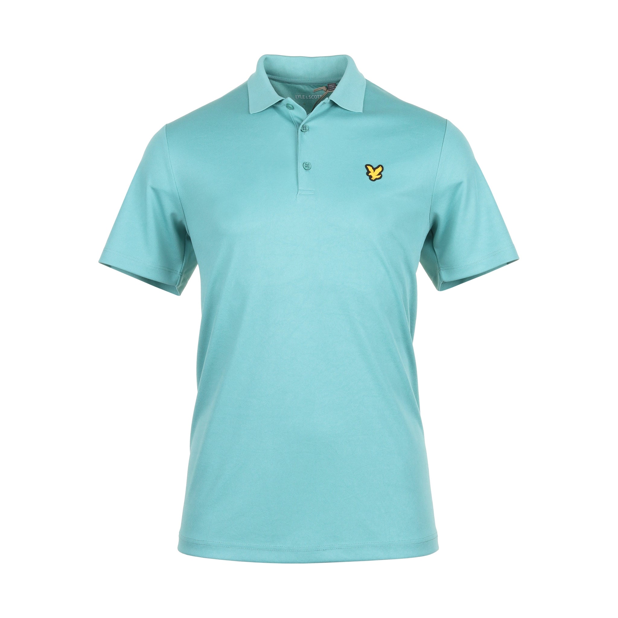 Lyle & Scott Golf Tech Polo Shirt Tee Teal X371