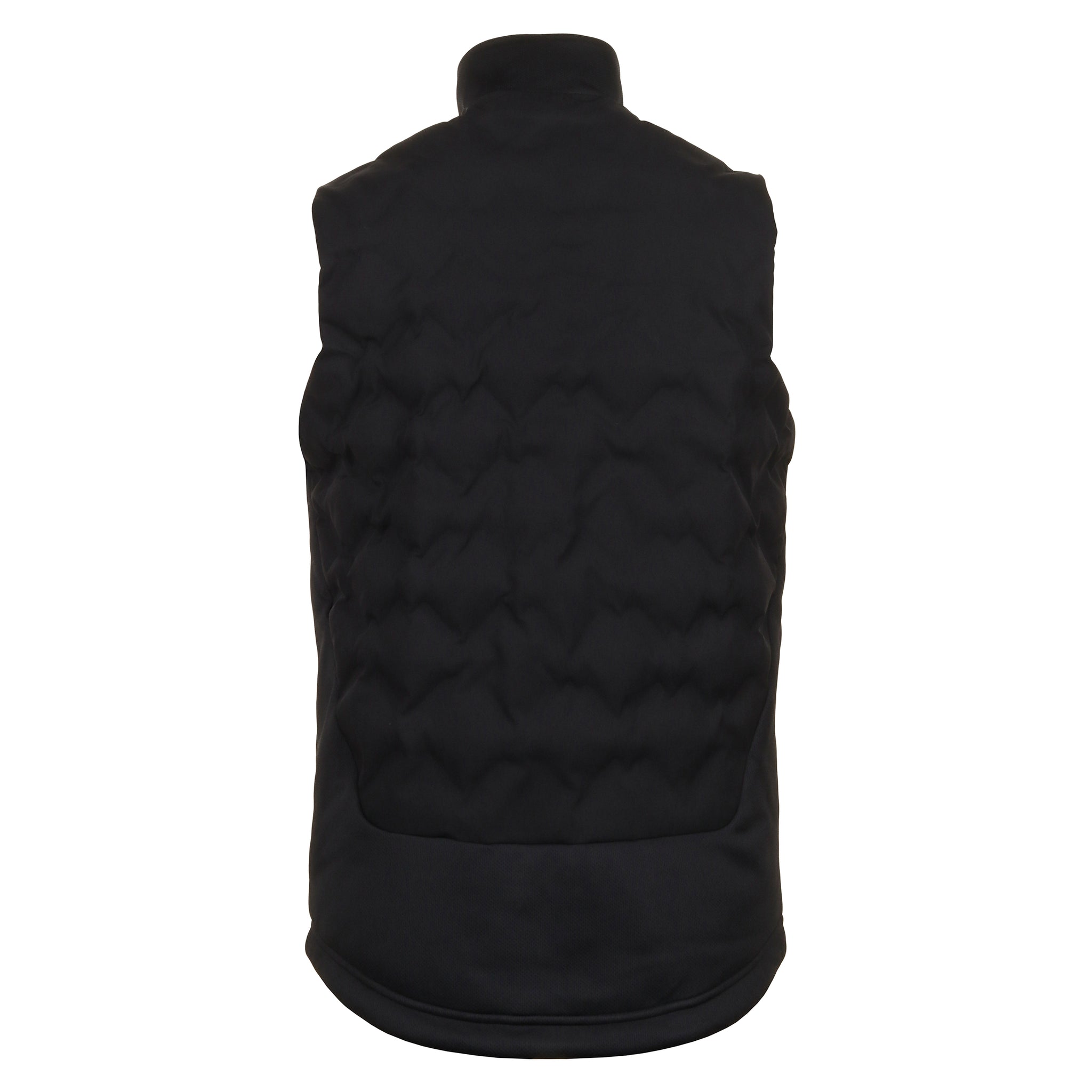 Lyle & Scott Golf Welded Check Fleece Gilet Jet Black Z865