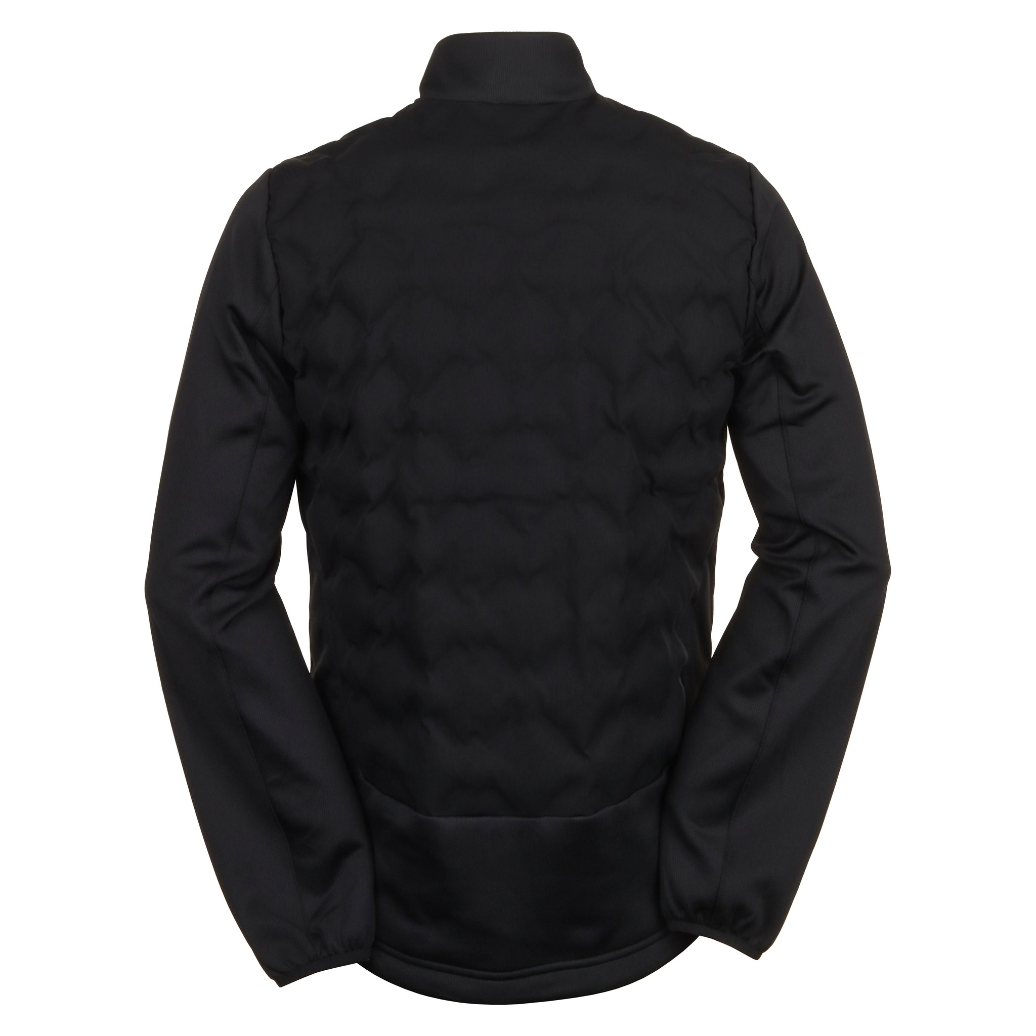 Lyle & Scott Golf Welded Check Fleece Jacket Jet Black Z865