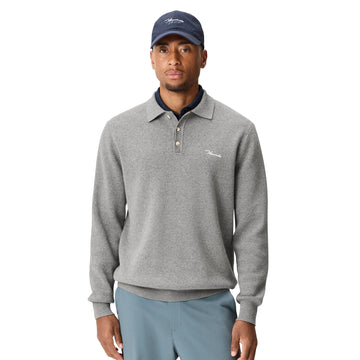 Macade Club Knit Golf Polo Sweatshirt