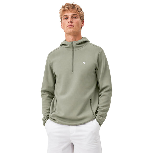 Macade Therma Golf 1/4 Zip Hoodie - Sage Green - MHO25110-16