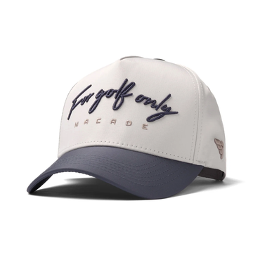 Macade Two-Tone Script Golf Snapback Cap