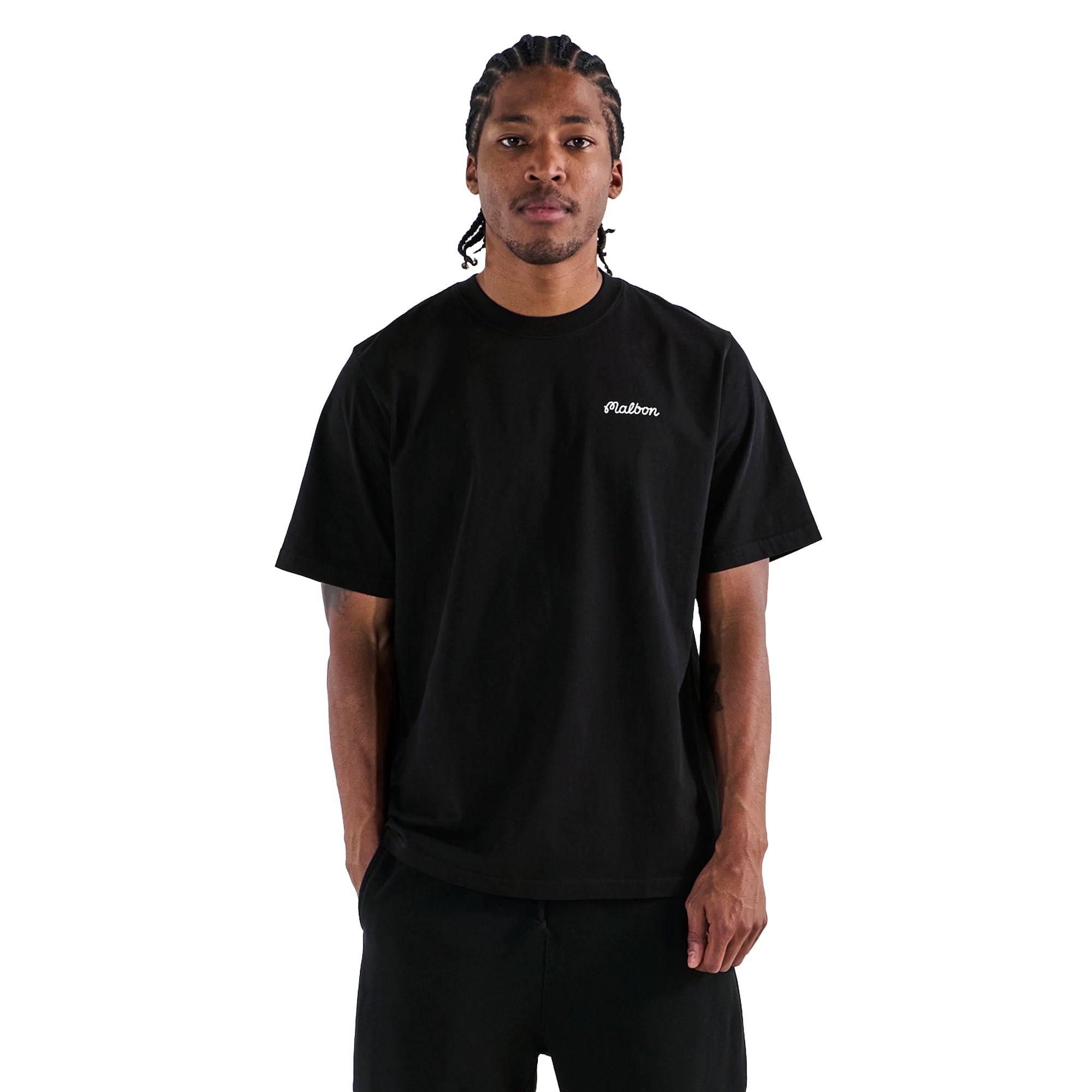 Malbon Bermuda Baldwin T-Shirt - Navy - M-9399-NVY | Function18