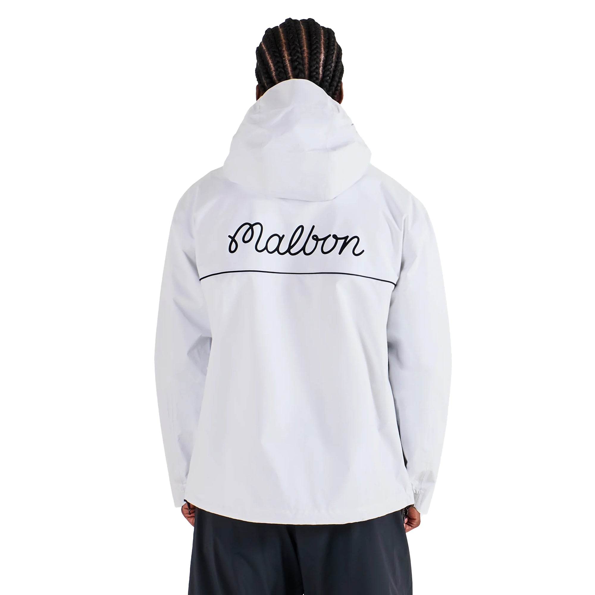 Malbon Cloud Burst Rain Jacket - White - M-9576-WHT | Function18