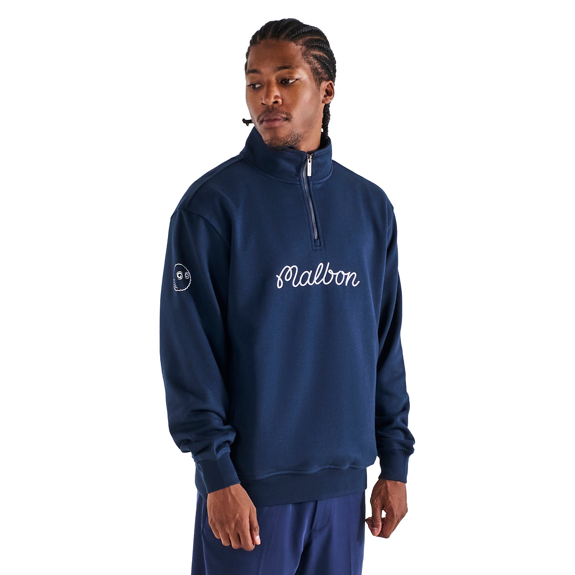 Malbon Collegiate Sweatshirt - Forest - M-9419-FRS | Function18