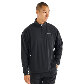 Malbon Golf Performance 1/4 Zip Shell Pullover