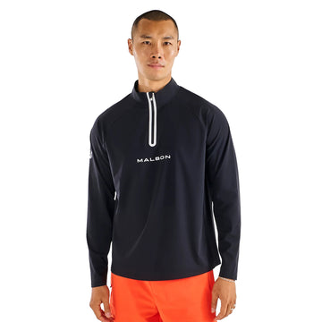 Malbon Golf Performance Raglan 1/4 Zip Mid Layer