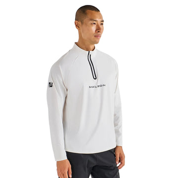 Malbon Golf Performance Raglan 1/4 Zip Mid Layer